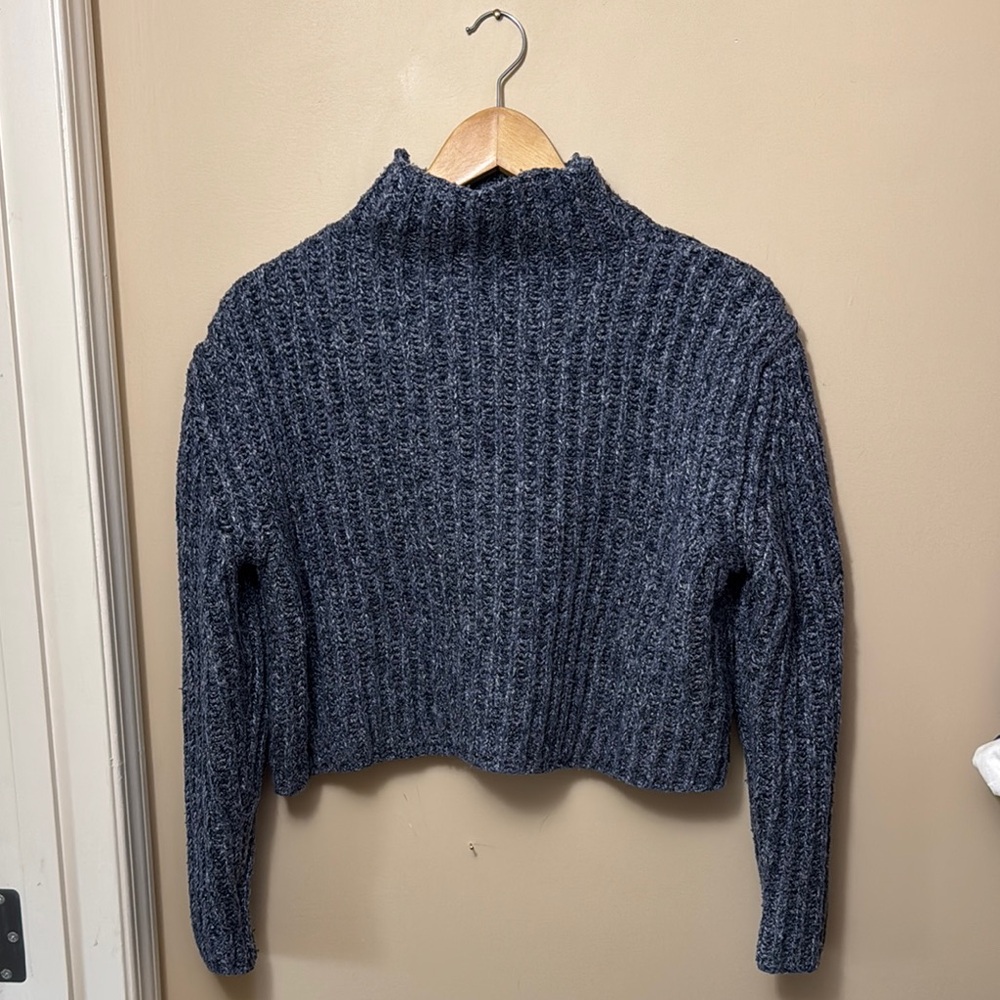 Cozy Blue Sweater - DOTTI